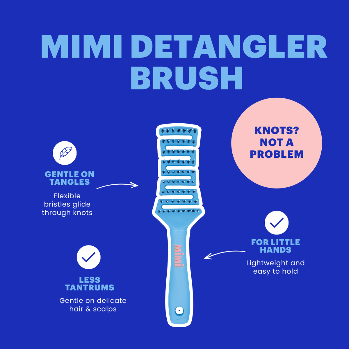 KNOT-A-PROBLEM HAIR BRUSH